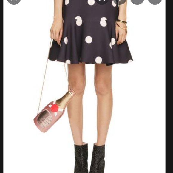 kate spade champagne bottle clutch purse bag in rose gold nwot - Picture 3 of 8